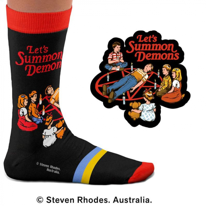 Socken Steven Rhodes "Let's Summon Demons"